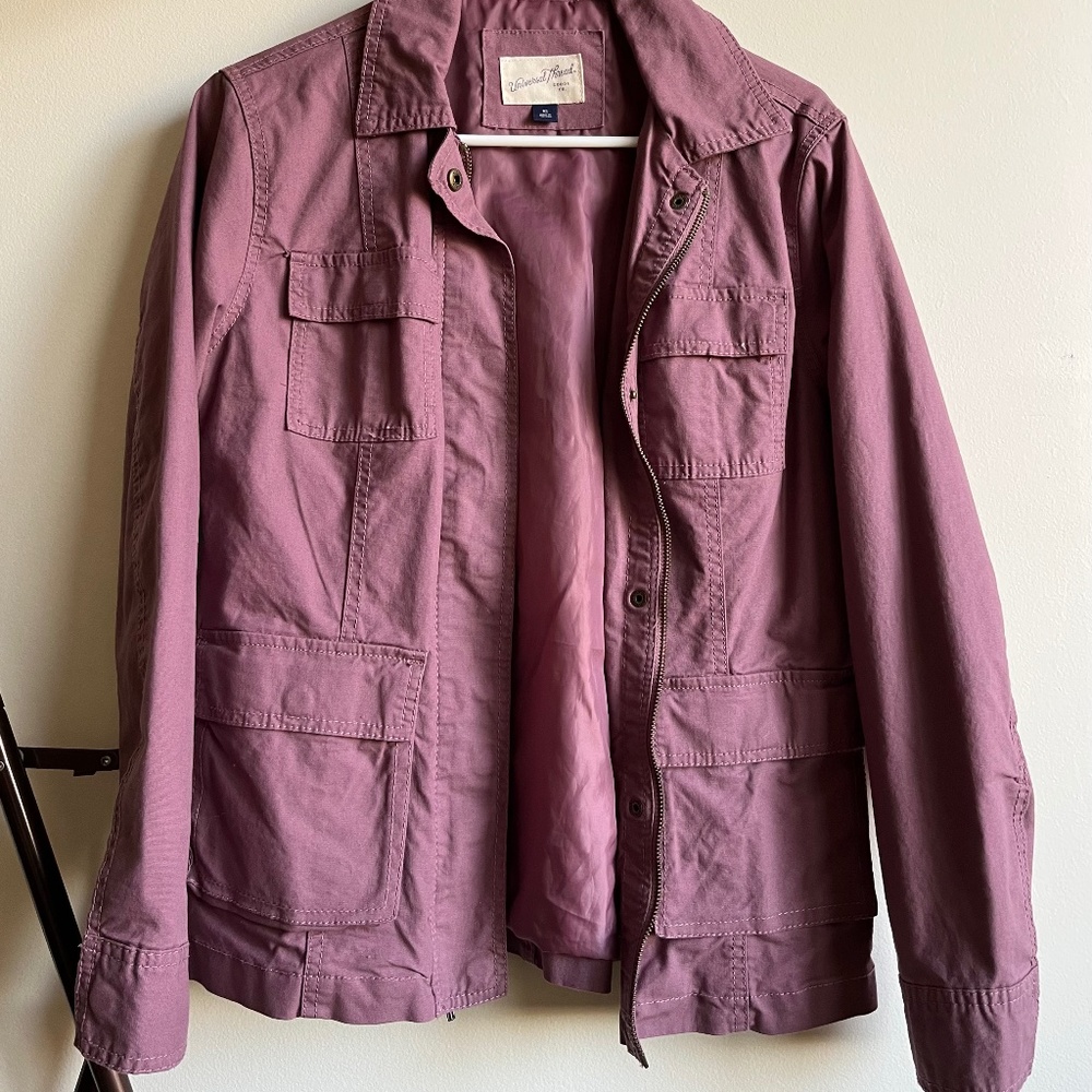 Universal Thread Anorak Jacket, Mauve, Size Xs - image 2